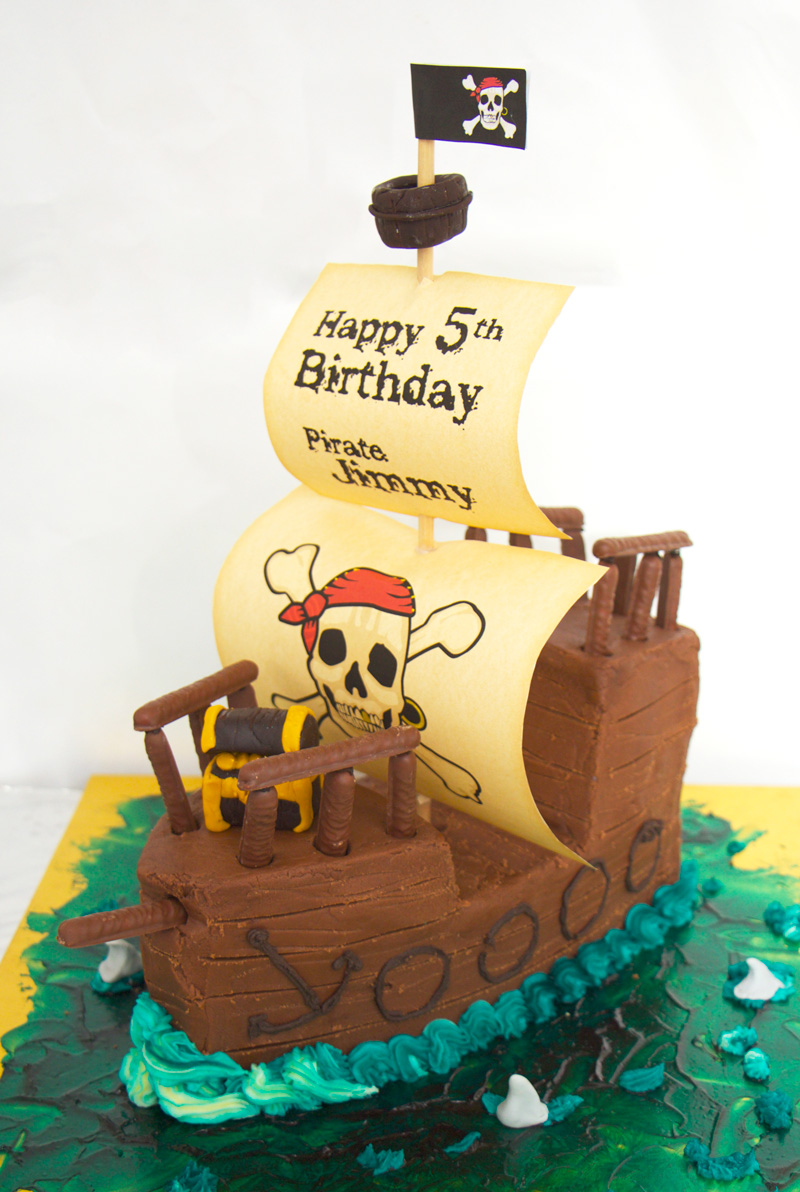 Pirate Ship Cake Printable Party Ideas